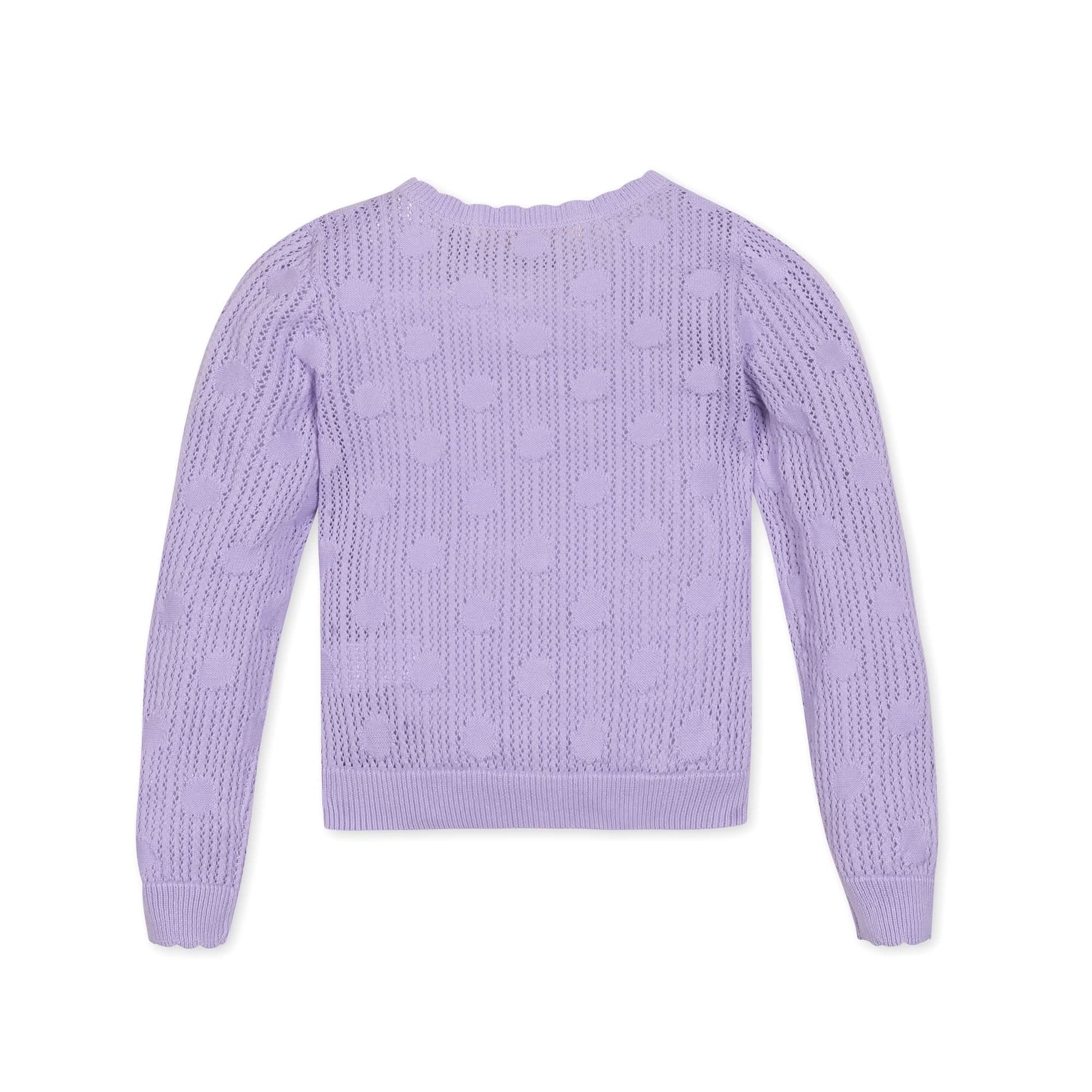 Organic Scallop Edge Cardigan