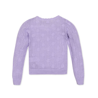 Organic Scallop Edge Cardigan