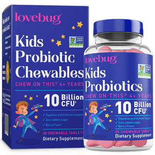 LoveBug Probiotics - Kids Probiotics - Chewable