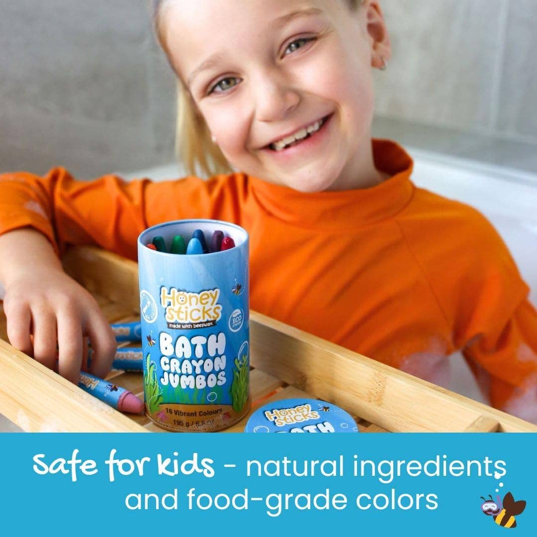 Image of Honeysticks - Honeysticks Super Jumbo Bath Crayons Non Toxic (7 Pack)