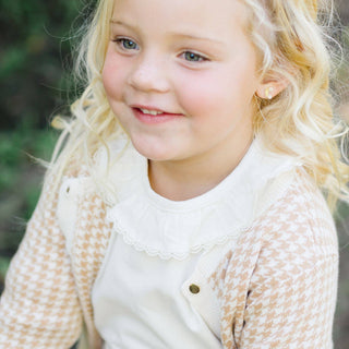 Ruffle Neck Knit Top - Baby