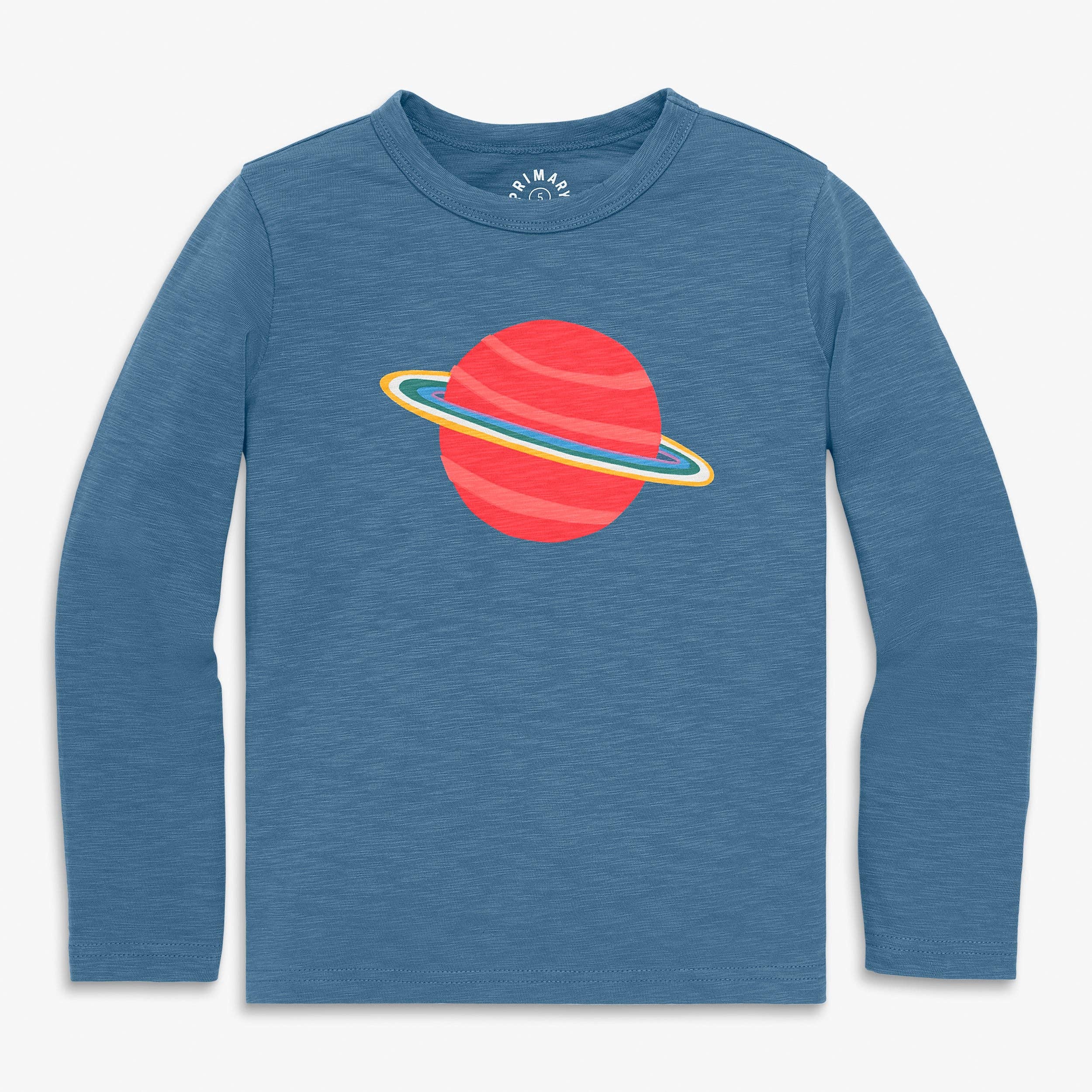 Primary - Kids long sleeve saturn tee