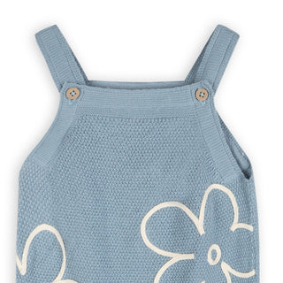Viverano Organics - Wildflower Embr Knit Baby Overall Set (Organic Cotton)