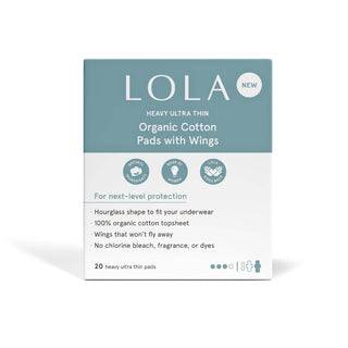 LOLA - 20ct Ultra Thin Pads w/ Wings, Heavy