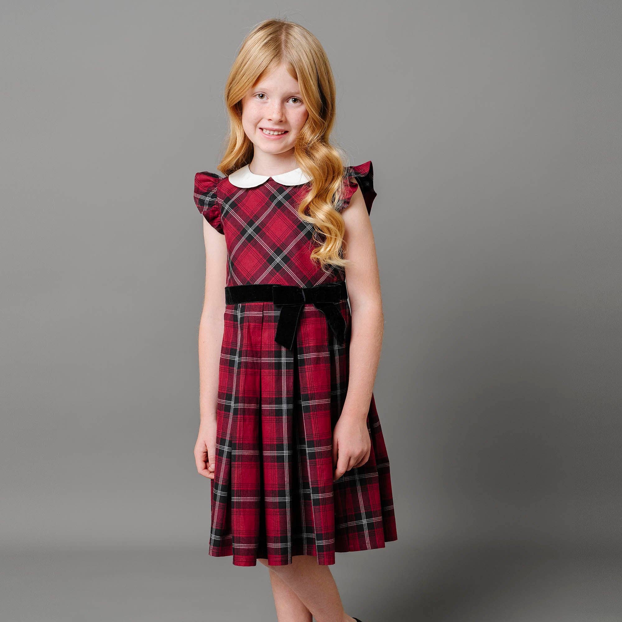 Image of Organic Peter Pan Collar Party Dress