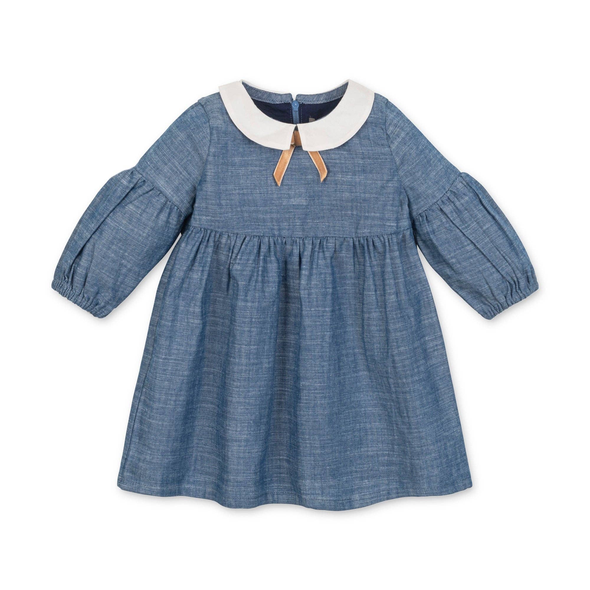 Image of Organic Chambray Empire Dress