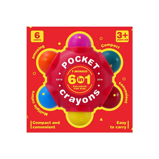 Flower Monaco Pocket Crayons