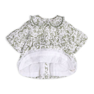 Viverano Organics - Lucille Floral Baby Dress & Bloomer (Organic Muslin)
