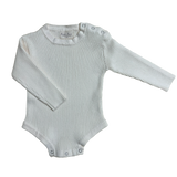 Luna + Luca - Luna + Luca Baby Rib Bodysuit - Cream: Cream / 0-3m