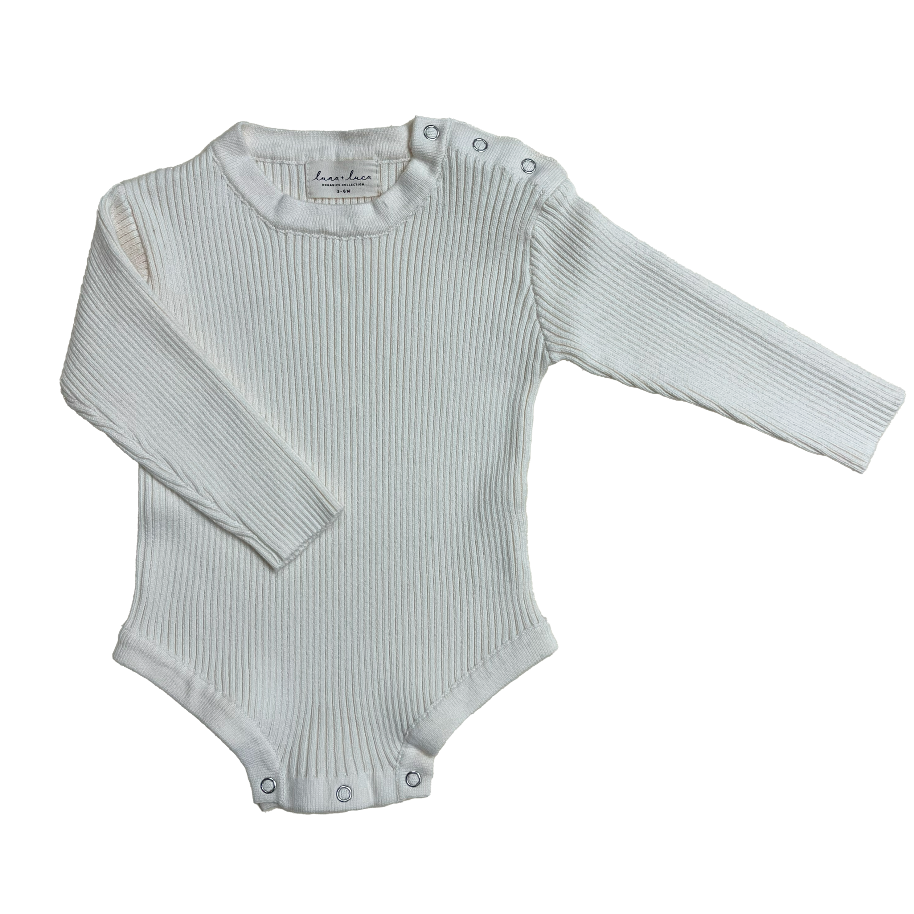 Image of Luna + Luca Baby Rib Bodysuit