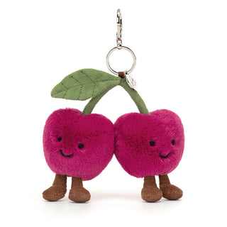 Jellycat Food Bag Charm Plush - Cherries
