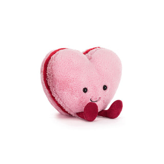 Jellycat Amuseables Colette Heart Macaron Pink