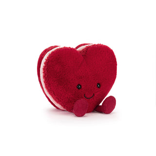 Jellycat Amuseables Colette Heart Macaron Red
