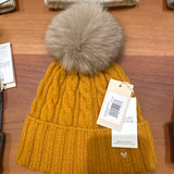 The Kids Cable Beanie – Mustard (M: 4-6Y)