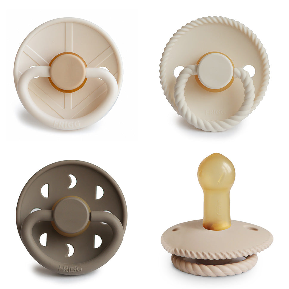 Image of FRIGG Natural Rubber Pacifier 4-Pack