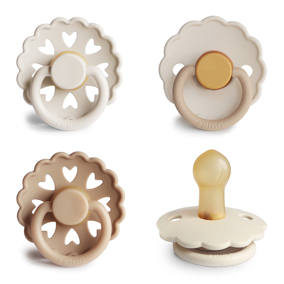 Image of FRIGG Natural Rubber Pacifier 4-Pack