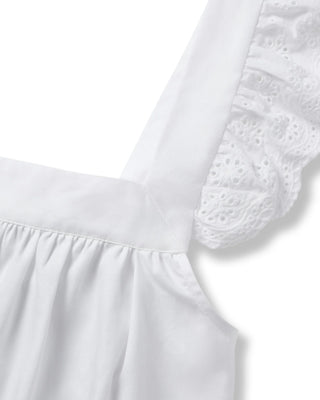 Women's Twill Clara Short Set in White