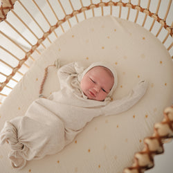 Image of Extra Soft Bassinet Muslin Crib Sheet