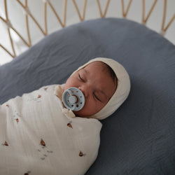 Image of Mini Muslin Crib Sheet
