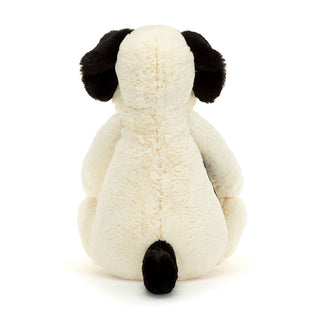 Jellycat Bashful Rufferty Black & Cream Puppy (Huge)