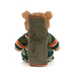 Jellycat Bartholomew Bear Hiking Outfit