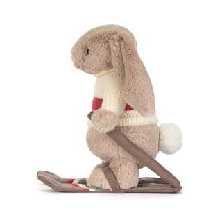 Jellycat Bashful Bunny Gold Metal Ski Outfit
