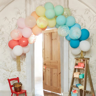 Meri Meri Rainbow balloon arch Kit (x40 balloons)