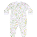 Berry Wildflowers Zipper Footie