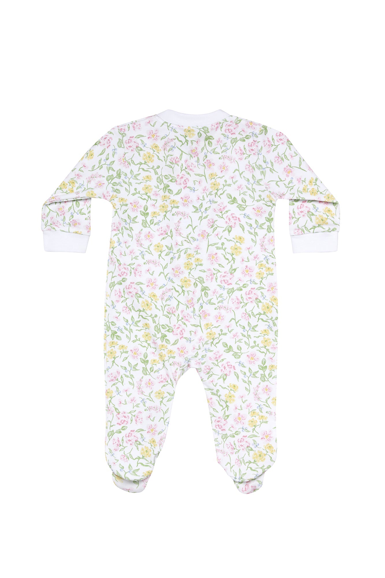 Image of Berry Wildflowers Zipper Footie
