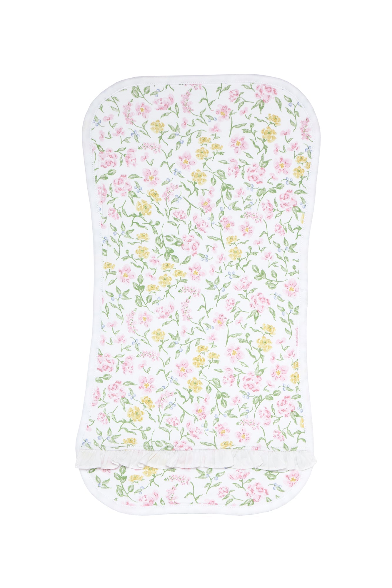 Image of Berry Wildflowers Baby Burp Cloth