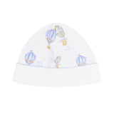 Blue Balloons Print Hat