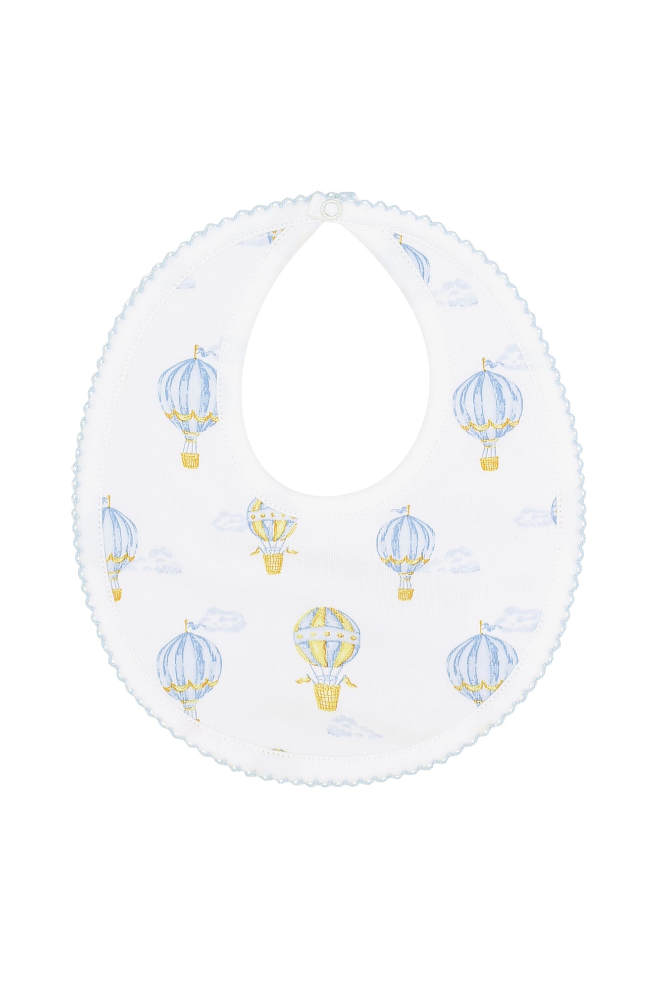 Image of Blue Balloons Print Bib