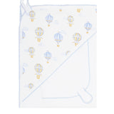 Blue Balloons Print Towel Set