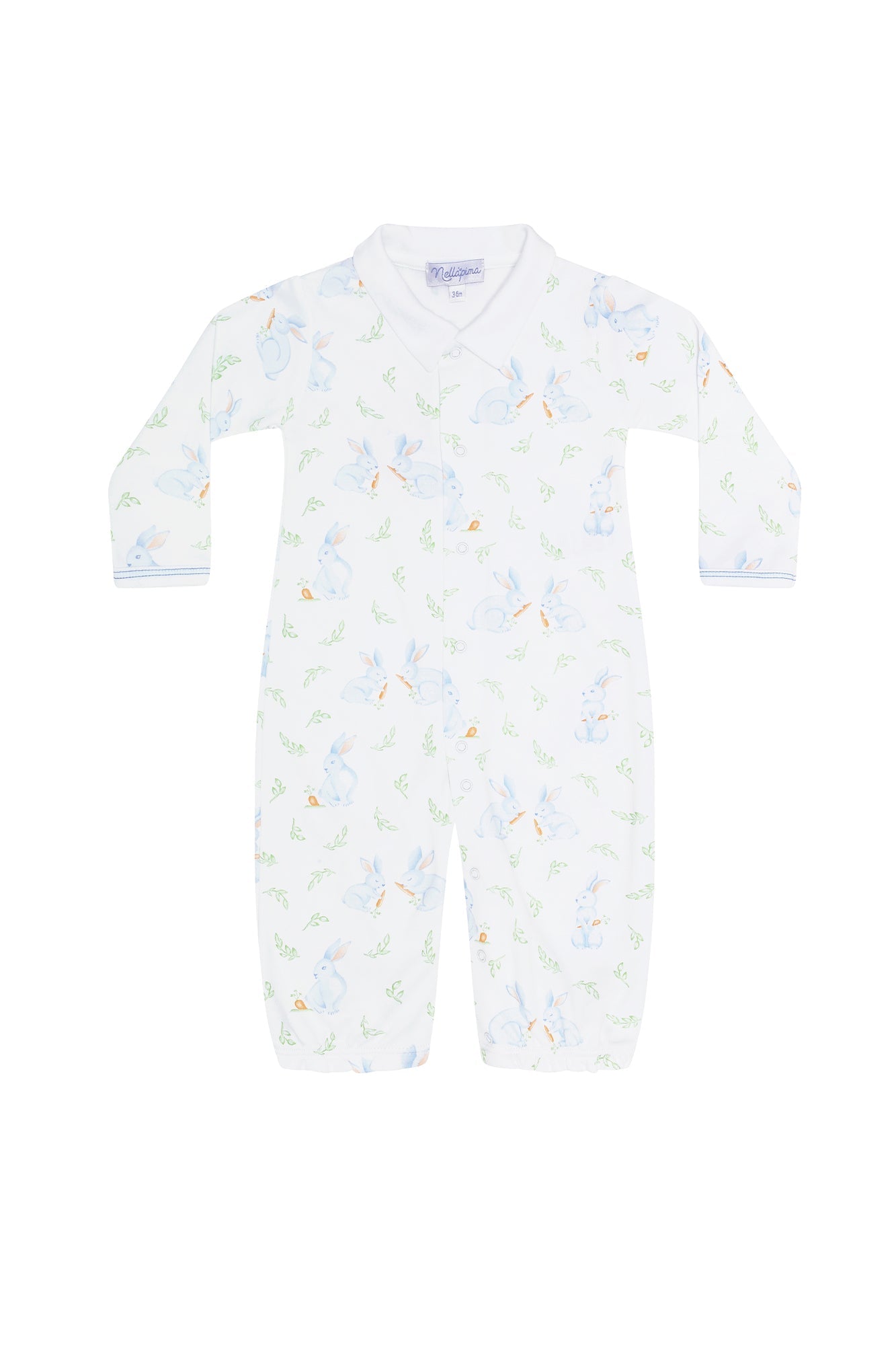 Blue Bunny Print Converter Gown