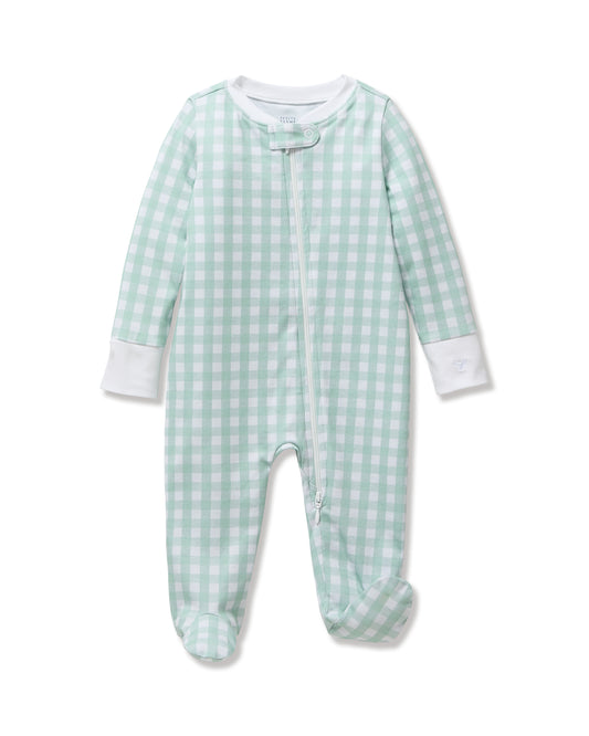 Bobbie x Petite Plume Gingham Pima Romper