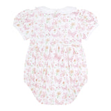 Butterflies Print Smocked Bubble