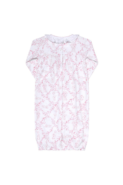 Pink Bears Trellace Baby Gown