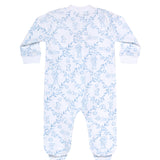 Blue Bears Trellace Zipper Footie