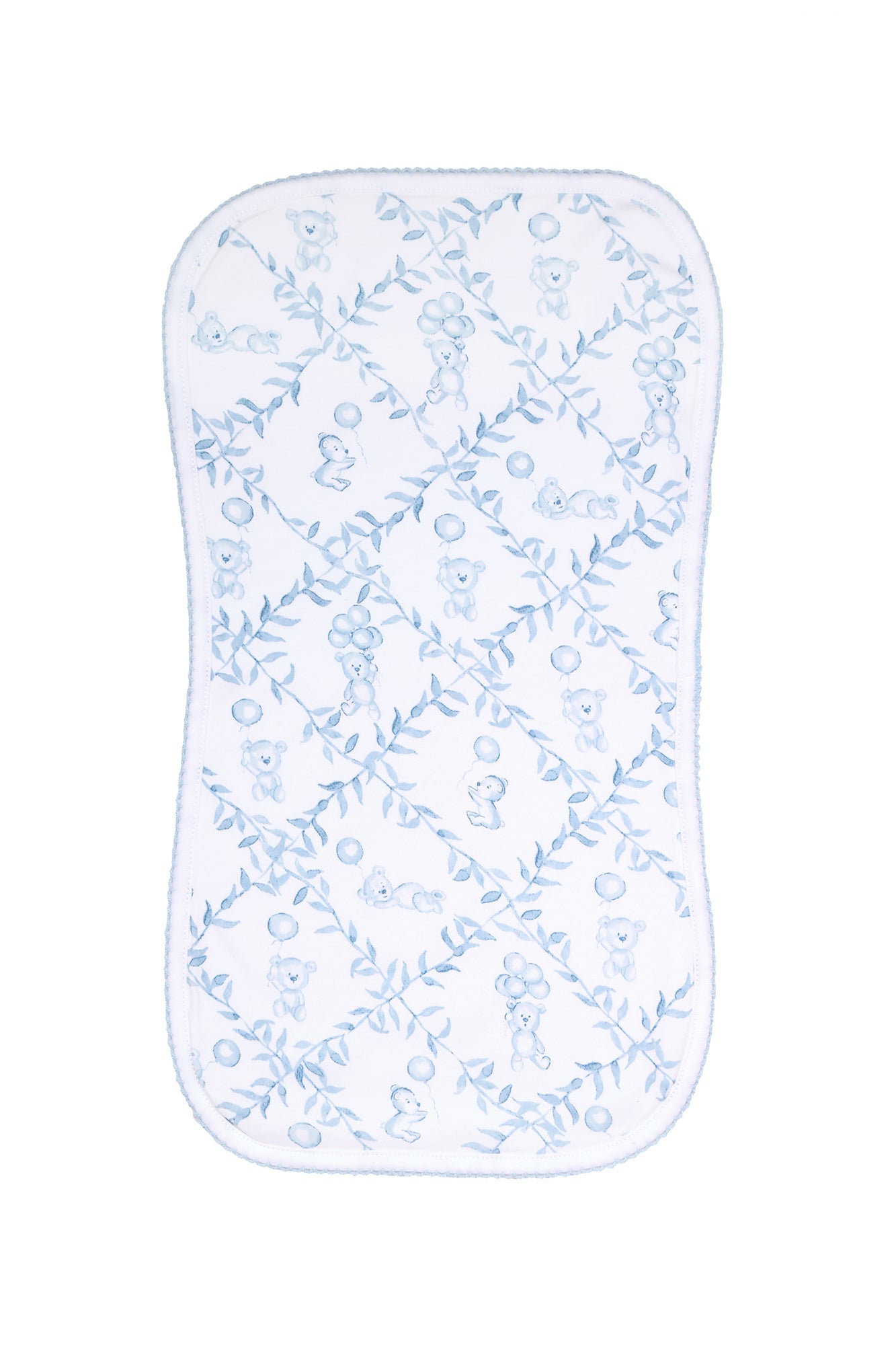 Image of Blue Bears Trellace Burp Cloth