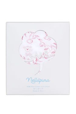 Image of Pink Bears Trellace Crib Sheets