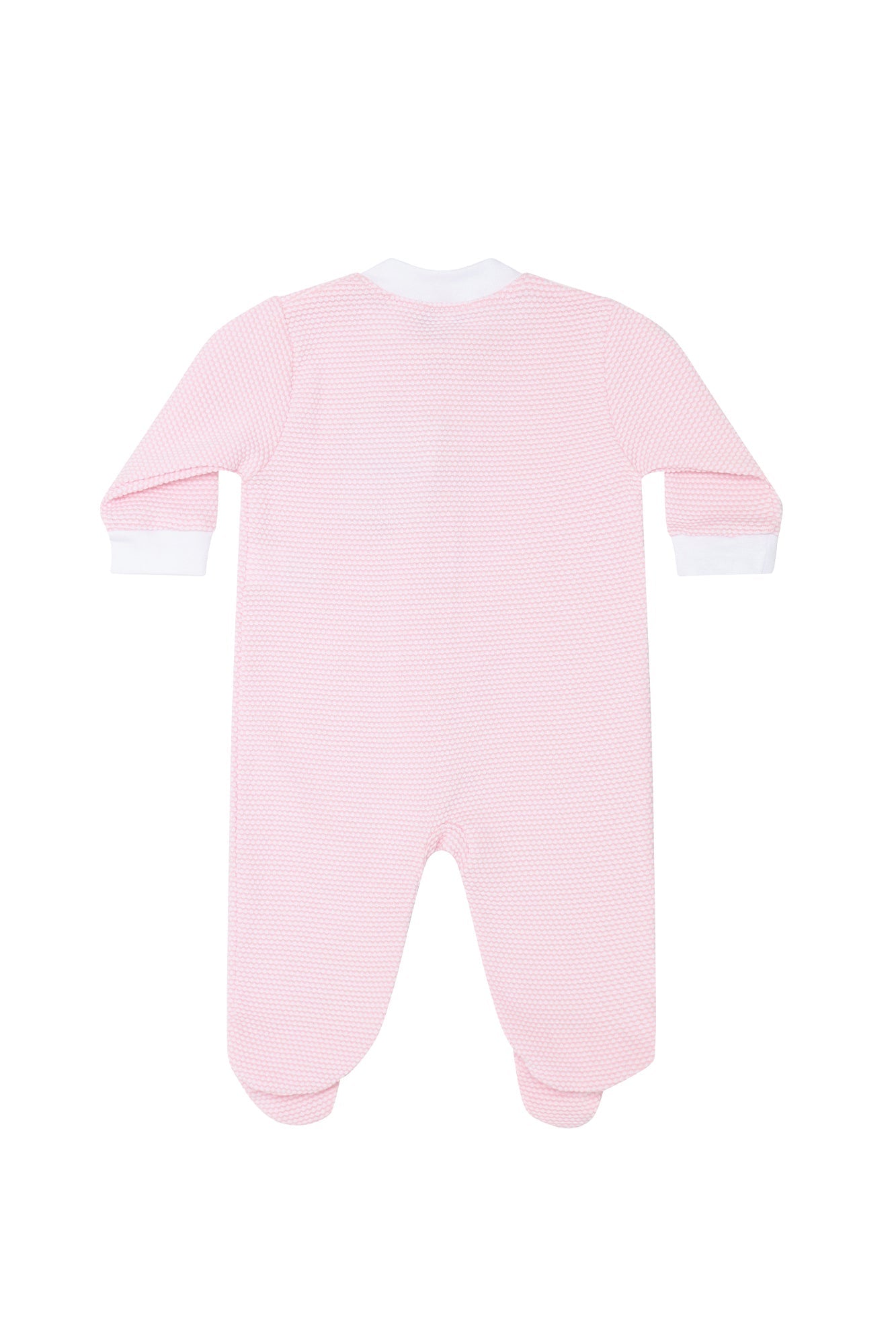 Image of Pink Bubble Zipper Footie