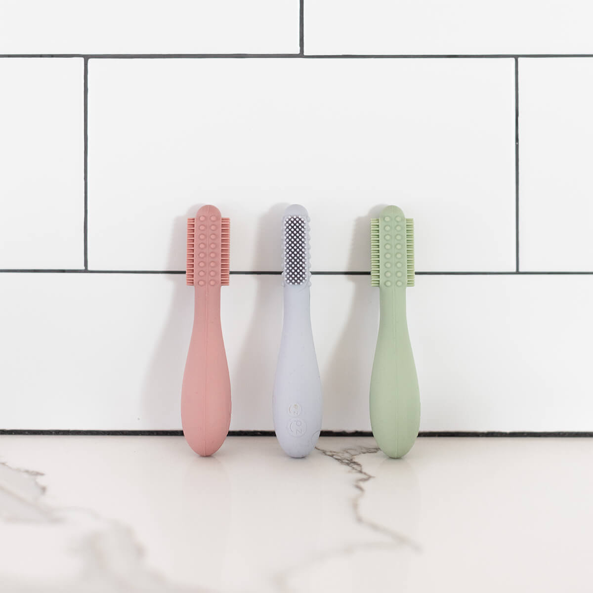 Image of Baby-Led™ Toothbrush + Tongue Depressor