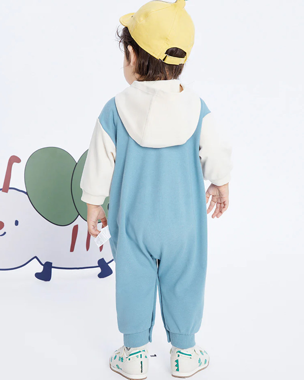 Balabala Baby Unisex 100% Cotton Animal Shaped Knitted Jumpsuit