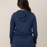 Bamboo Maternity & Nursing Hoodie | Navy