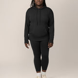 Bamboo Maternity & Nursing Hoodie | Black