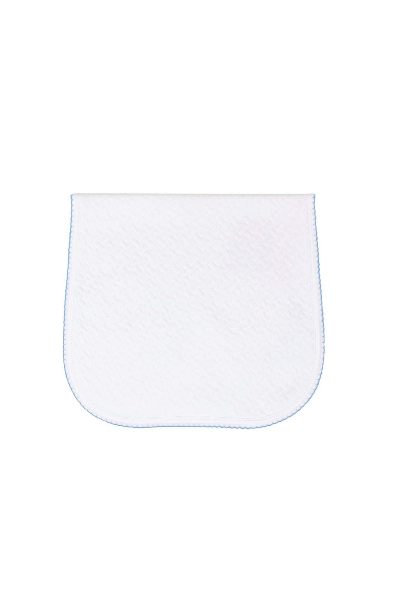 Image of Basket Weave Baby Burp Cloth