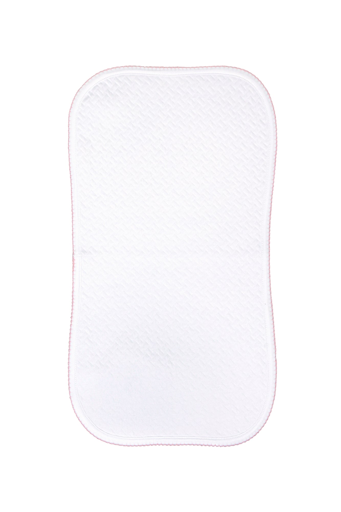 Image of Basket Weave Baby Burp Cloth