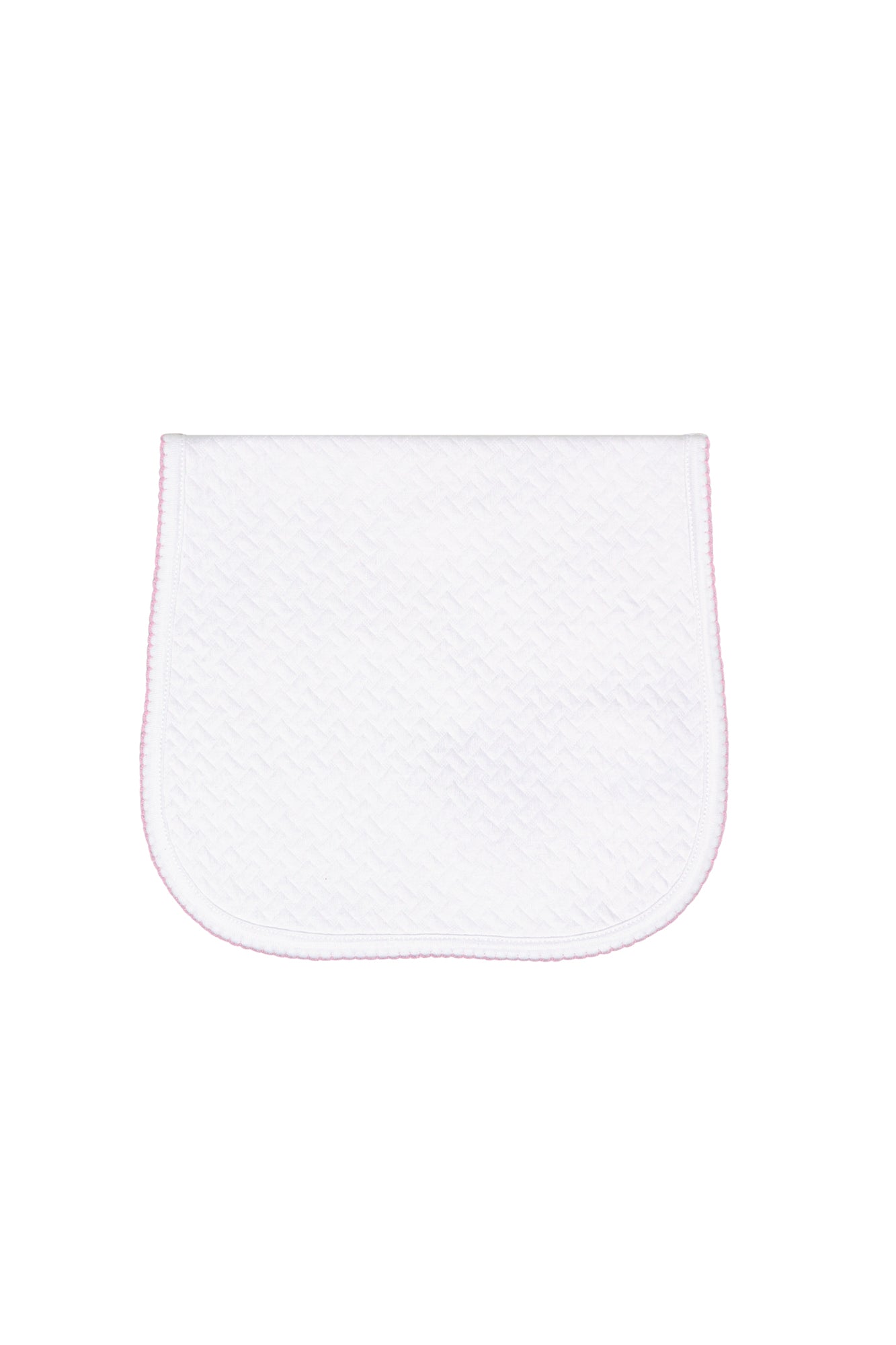 Image of Basket Weave Baby Burp Cloth