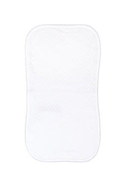 Image of Basket Weave Baby Burp Cloth