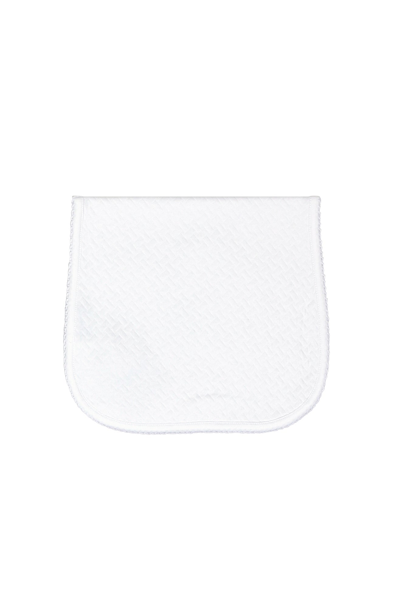 Image of Basket Weave Baby Burp Cloth